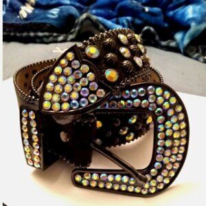 The Gorgeous Studded Rhinestone Belt by T. Milano